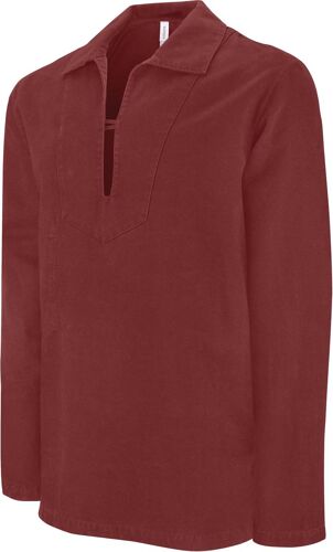 +++ Fds 301224 +++ Vareuse En Coton Pour Homme - K561 - Rouge Brique