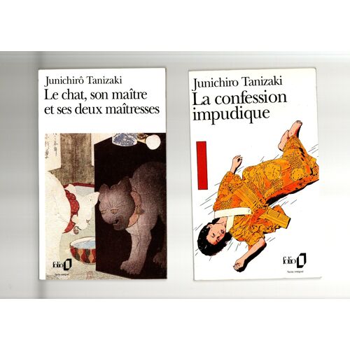 Tanizaki, Le Chat, Son Maître Et Ses Deux Maîtresses + La Confession Impudique