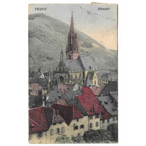 Carte Postale Thann , Münster , 23.2.10 ( 1910 )