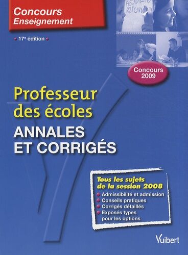 Annales Et Corrigés - Professeur Des Écoles