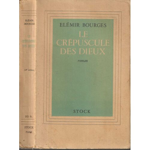 Le Crépuscule Des Dieux, Roman