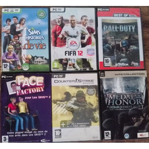 Lot De Jeux Pc En Très Bon État