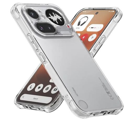 Coque pour Nothing Phone (4a) Pro - housse etui silicone gel fine + film ecran - TRANSPARENT TPU