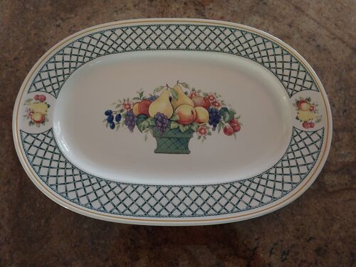 Villeroy Et Boch Modèle Basket Plat Ovale
