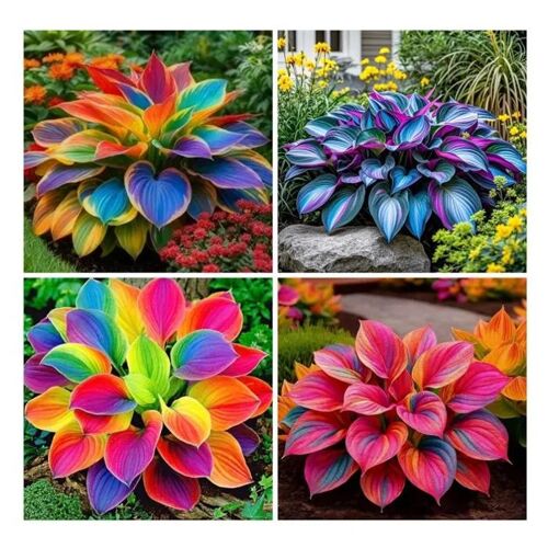 500 Graines D'Hostas De Couleurs Mélangées Pour La Plantation Graines D'Hostas Rares, Plantes Vivaces, Fleurs Magnifiques, Faciles