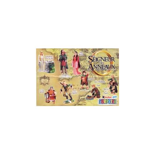 6 Figurines Kinder Surprise Seigneur Des Anneaux