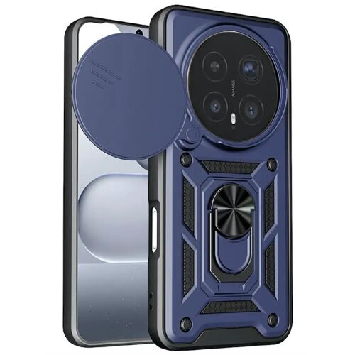 Coque pour Honor Magic 8 Pro 5G - housse etui rigide anti choc + verre trempe - BLEU FONCE
