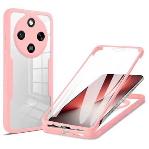 Coque pour Honor Magic 8 Lite 5G / X70 / X9d - housse etui silicone gel 360 integrale (avant et arrière) - ROSE
