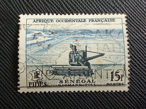 Timbre Afrique Occidentale Francaise Y T 58 Richard-Toll - Ville Au Sénégal 1956 (010510 )