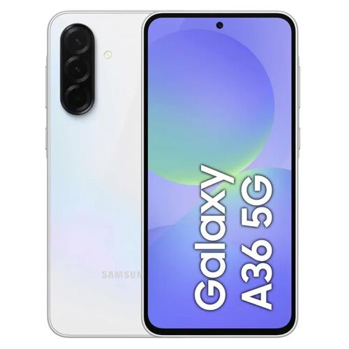 SAMSUNG Galaxy A36 5G Dual SIM Blanc 6+128 Go Smartphone - Version Moyen-Orient (Compatible avec la France, la Suède, etc.¿
