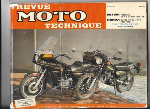 Suzuki Er 80/Honda 1100 Revue Technique