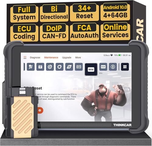 Bidirectional Obd2 Scanner Diagnostic Tool 689bt - All System Scan Tool With Bluetooth 5.0, 3000+ Active Tests,Ecu Coding, 34+ Services,Lifetime Free Updates, Fca, Can-Fd & Doip