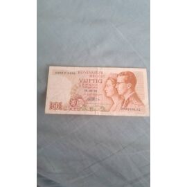 Billet 50 Francs Belgique 1966