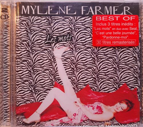582 Super Top Album Cd Original Double Collection Mylène Farmer Les Mots