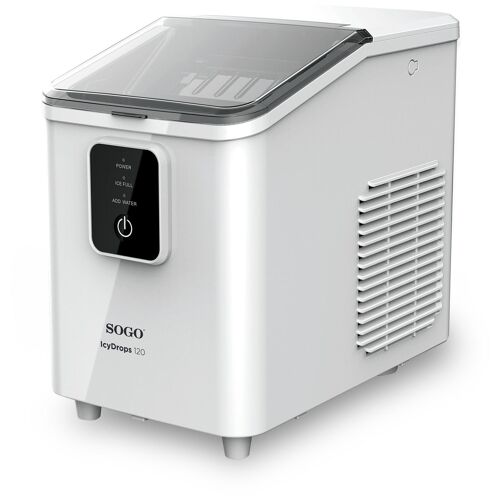 Sogo MHE-SS-12045 Machine à glaçon portable 12 kg/24h 120 W Blanc