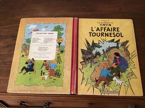Hergé/ Les Aventures De Tintin/ L’Affaire Tournesol/ Éditions Casterman/ Édition De 1957