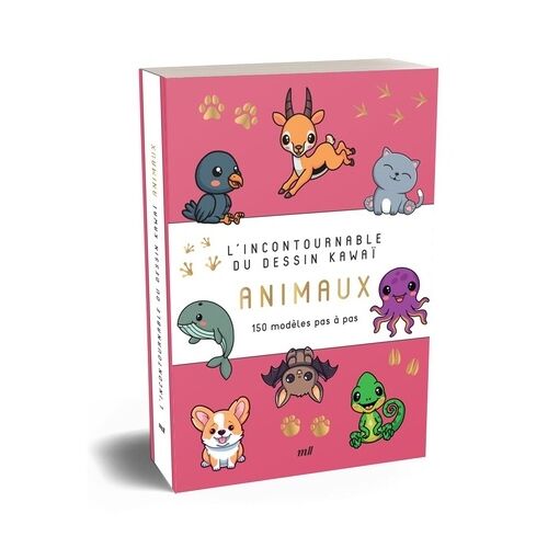 L'incontournable Du Dessin Kawaï Animaux - 150 Modèles Pas À Pas