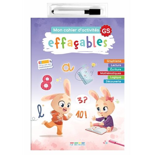 Mon Cahier D'activités Effaçables Gs