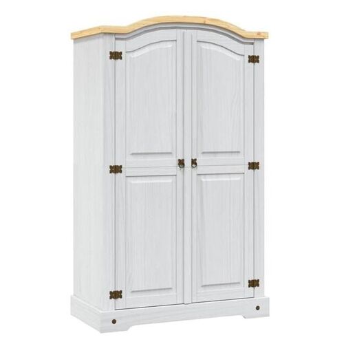 VidaXL 282620 placard et armoire de chambre à coucher 1 étagères 2 portes(s) Blanc