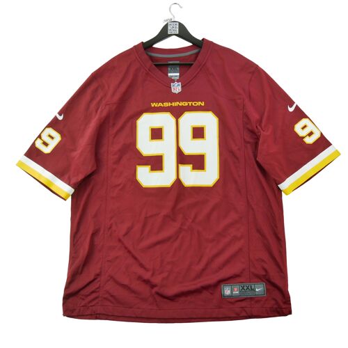 Reconditionné - Maillot Homme Nfl Washington Commanders - Taille 2xl - Homme - Rouge