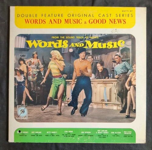 Words And Music & Good News, Double Feature Original Cast Series, Disque Vinyle Album Lp, Mgm E3371st Ou 09006