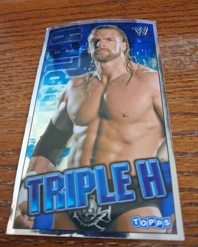 Carte Catch Topps Triple H