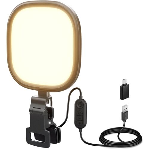 NEEWER Basics Lumière Vidéo de Bureau USB Bicolore à Clip 5"" 10W LED pour écran, éclairage LED Photo Latéral,CRI 95,Idéale pour Moniteur,Ordinateur Portable,Webcam,Visioconférence et Appel Zoom (NL10)