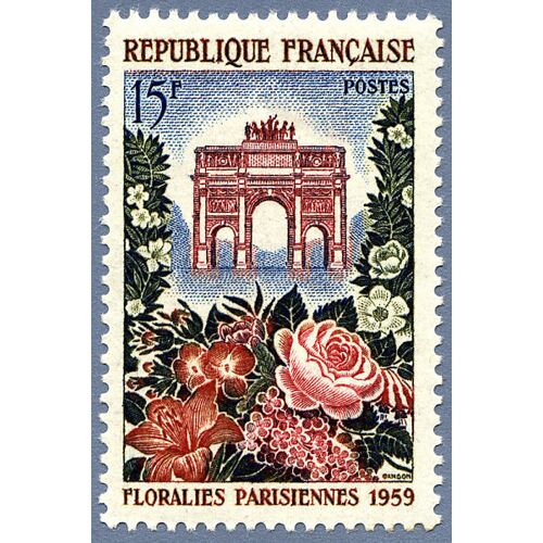 Floralies Parisiennes Année 1959 N° 1189 Yvert Et Tellier Luxe