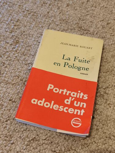 Jean Marie Rouart "La Fuite En Pologne", Dédicacé.