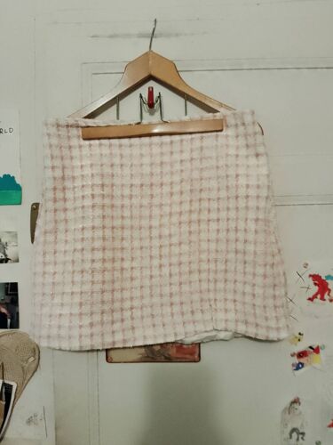 Jupe À Carreaux Roses Clairs/Blancs 42 Xl Shein Curve.