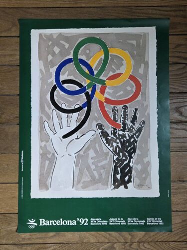 Affiche Barcelona 92 Jo
