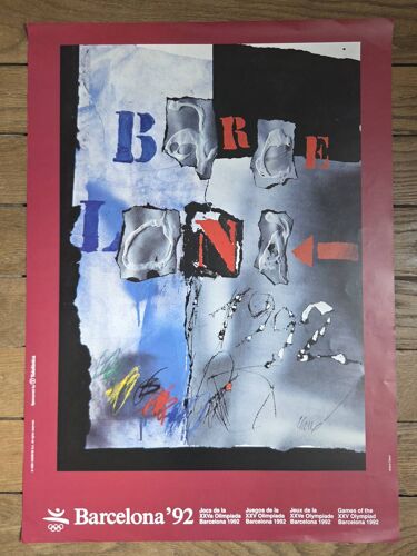 Affiche Barcelona 92 Jo