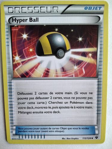 Carte Pokémon : Dresseur Objet - Hyper Ball 113 / 124