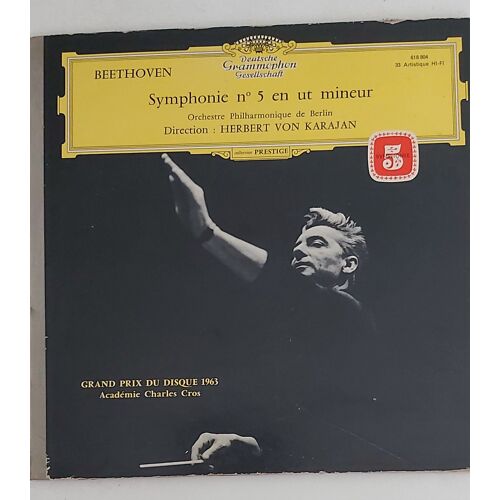 33 Tours Vinyle Symphonie N°5 En Ut Mineur Beethoven