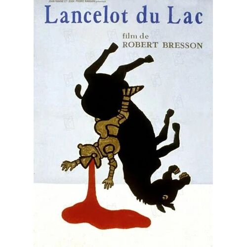 Lancelot Du Lac De Robert Bresson Avec Laura Duke, Vladimir Anatolek-Oresek... - Affiche Originale De Cinéma Format 80 Cm X 60 Cm
