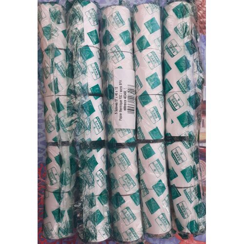 lot 25 rouleaux de papier thermique pour tpe