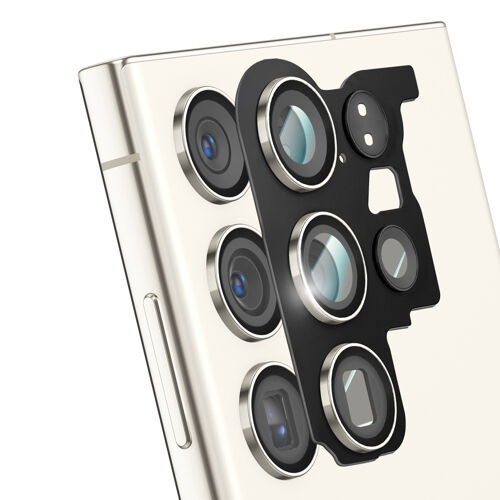 Lentille de Remplacement pour Caméra Arrière Galaxy S23 Ultra avec Châssis Beige