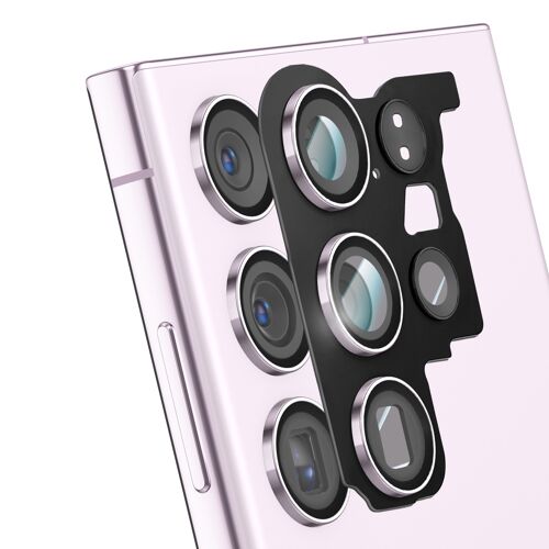 Lentille de Remplacement pour Caméra Arrière Galaxy S23 Ultra avec Châssis Lavande