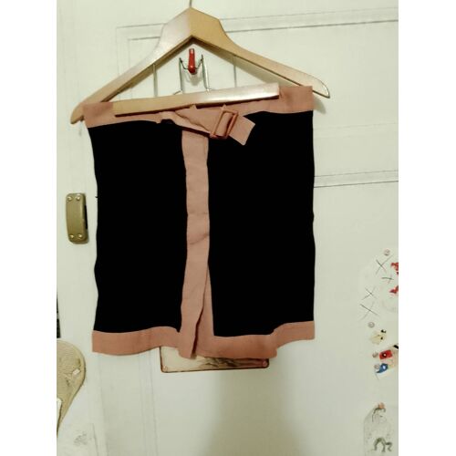 Jupe Noire/Marron 38 M Naf Naf.