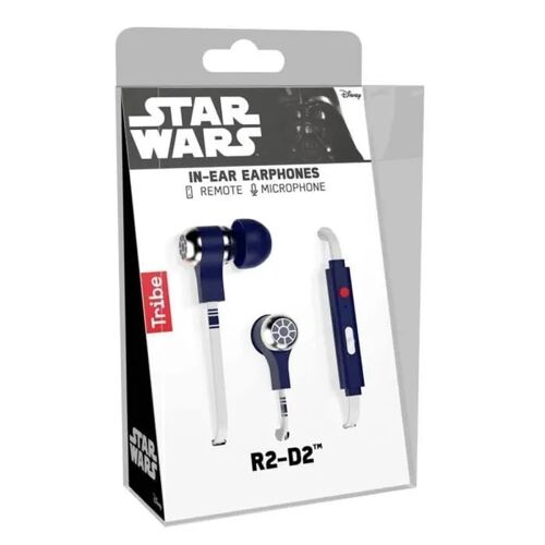 Écouteurs stéréo intra-auriculaires stéréo officiellement brevetés de la tribu Star Wars R2-D2