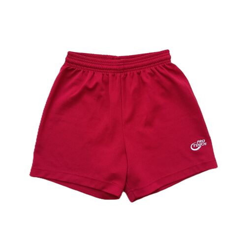 Short Rouge. Pro Touch. Polyester. Taille 8 - 10 Ans. Xxs