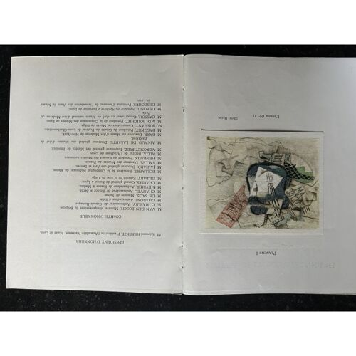Picasso Musee De Lyon Catalogue Exposition Lyon Charbonnieres 1953 + 3 Cp - 68 Pages