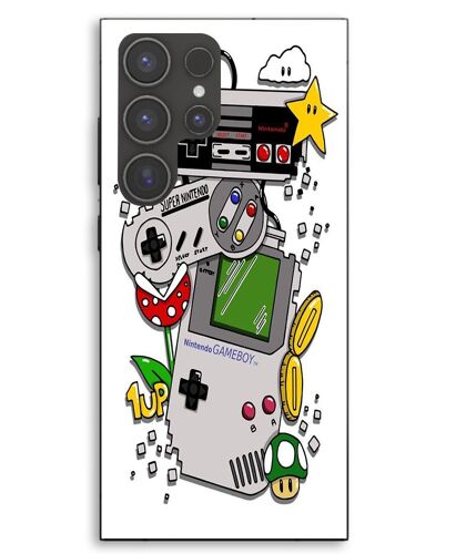 Coque Pour Samsung Galaxy S23 Ultra Consoles nintendo vintage old school Maniacase