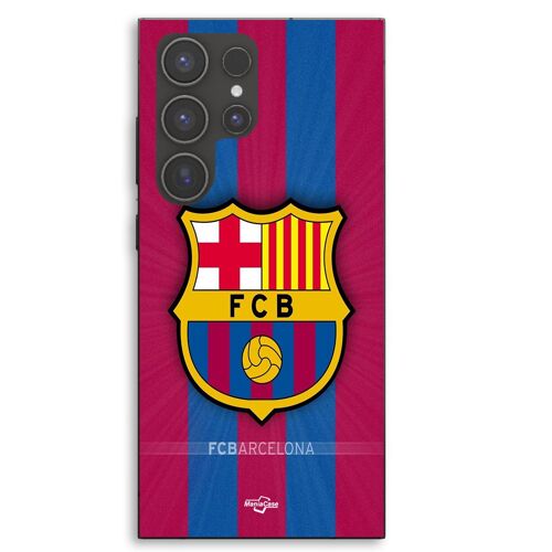Coque Pour Samsung Galaxy S23 Ultra FC Barcelona logo Maniacase
