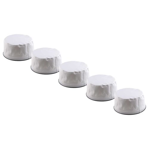 vhbw 5x Filtres fins compatible avec Thomas Power Pack 1620, 1630 aspirateur - Filtre à air blanc