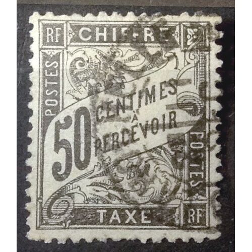 Taxe A Percevoir - Chiffre Taxe Duval - 50c Noir (Joli N° 20) Obl À Petit Prix - Cote 240,00€ - France Année 1881 - Brn83 - N27915