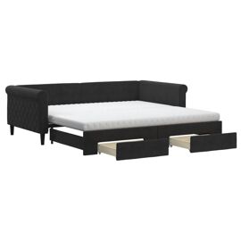 VidaXL 3197854 canapé lit sofa Noir