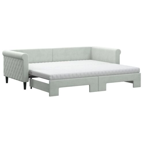 VidaXL 3197795 canapé lit sofa Gris