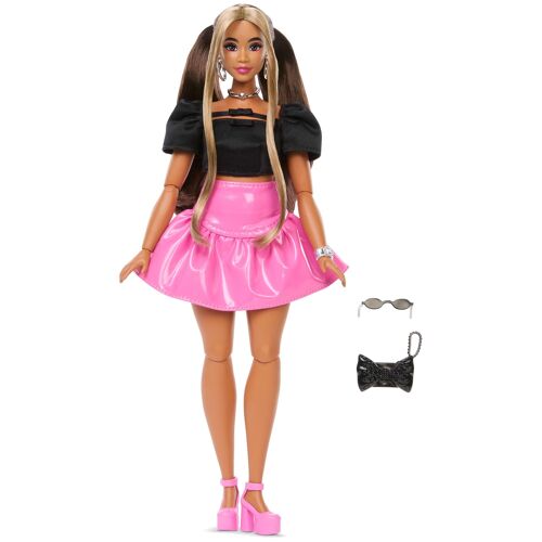 Barbie Barbie-Poupée Barbie Deluxe Style-avec jupe Barbiecore rose en vinyle