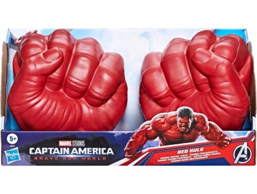 Poings fracassants de Red Hulk Marvel Avengers - Gant Marvel - Jouet Garcon Captain América Brave new World